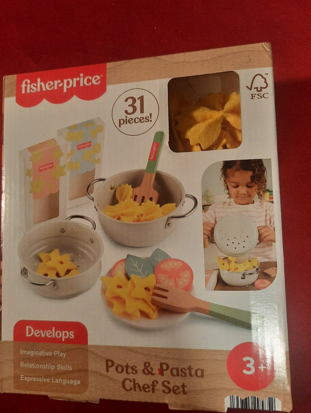 Fisher-Price Pasta & Pots Chef Pretend Play Kitchen Set